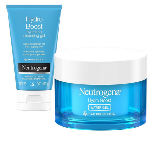 Neutrogena Hydro Boost Face Moisturizer with Hyaluronic Acid for Extra Dry Skin 48g + Mini cleanser