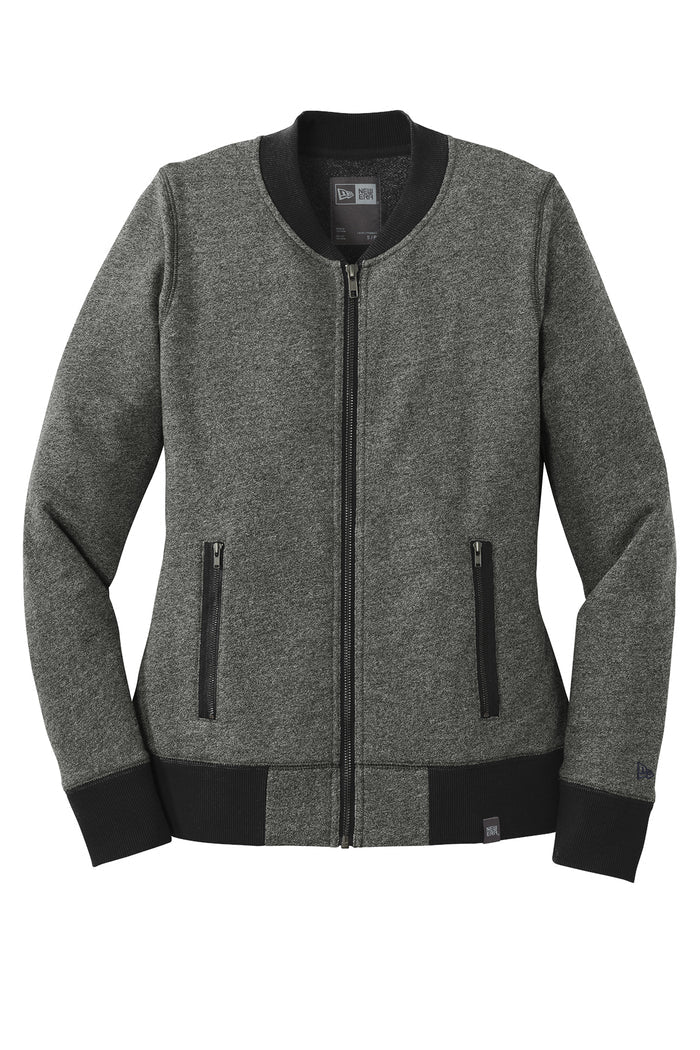 NEW ERA - BLACK TWIST/BLACK WOMENS FULL ZIP  *