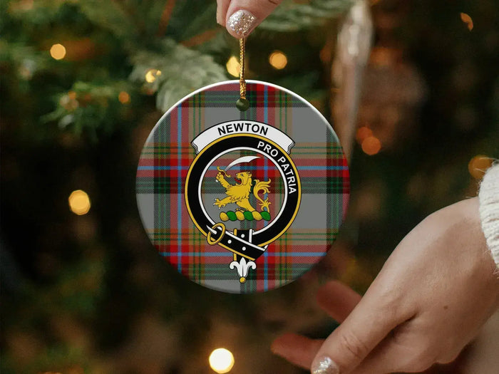 Newton Pro Patria Plaid Christmas Ornament