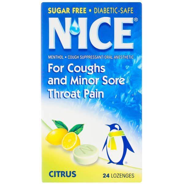 Nice Citrus Flavor 24 Lozenges - Makkah Pharmacy