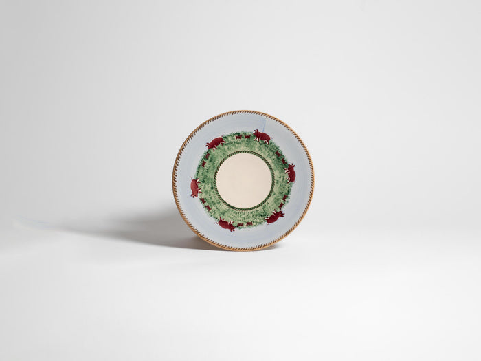 everyday plate blue multi Product Front 1