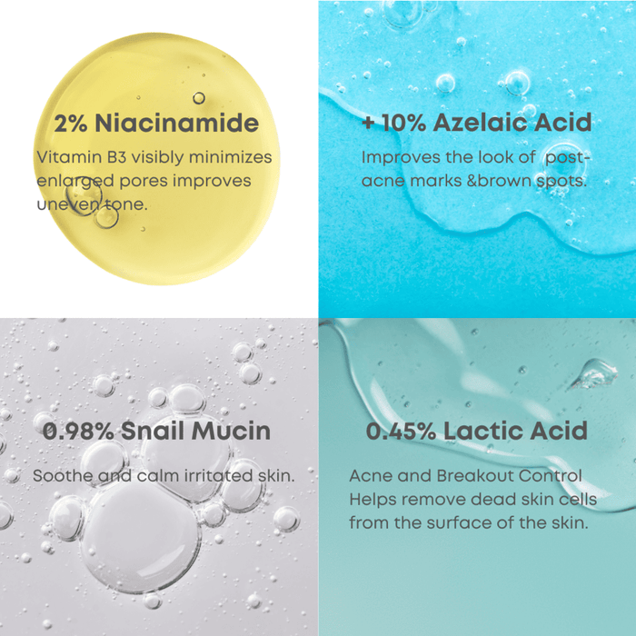 Nine Less Azelaic Acid Serum Combo 4 Set