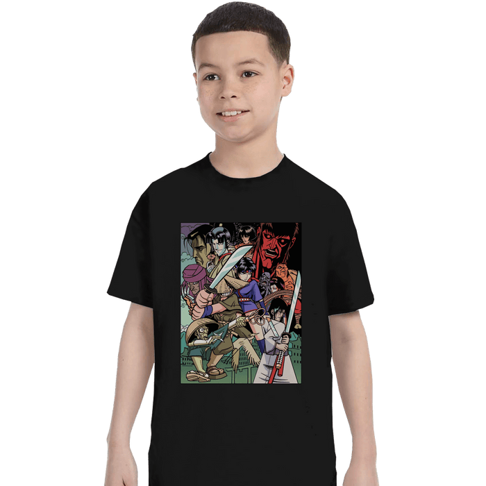 Shirts T-Shirts, Youth / XL / Black Ninja Scroll