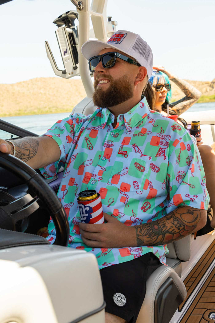 No Bummer Summer Short Sleeve Party Shirt