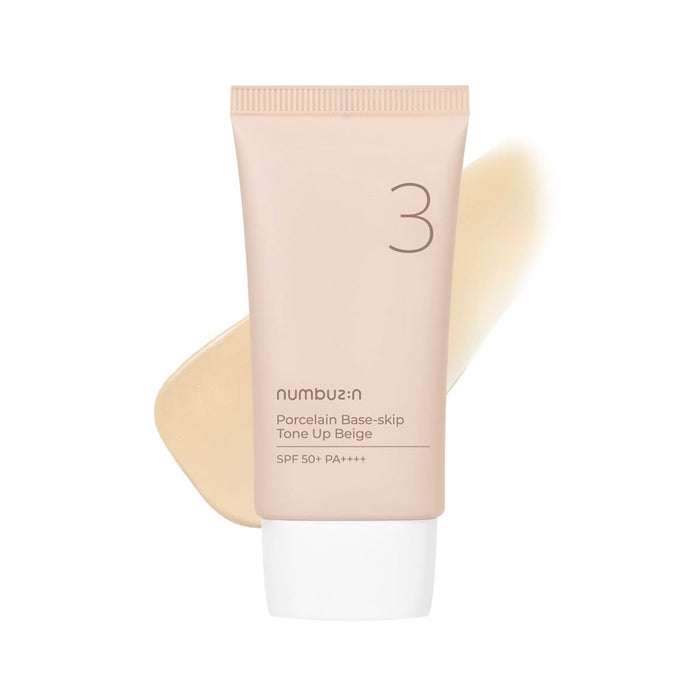 NUMBUZIN No.3 Porcelain Base-skip Tone Up Beige Nudie Glow Australia