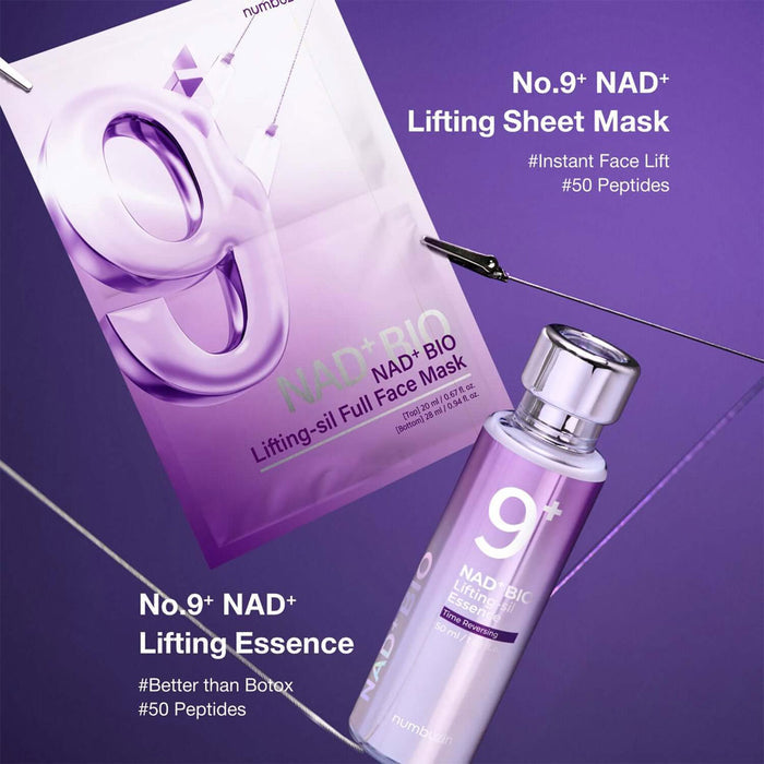 NUMBUZIN No.9 NMN BIO Lifting-sil Essence Set Nudie Glow Australia