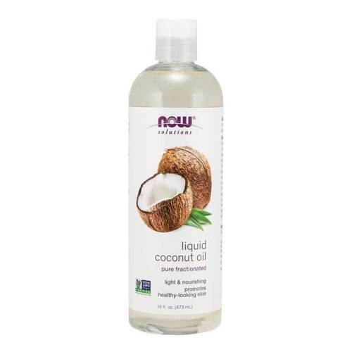 Now Solutions Liquid Coconut Oil Pure Fractionated 473ml - Makkah Pharmacy