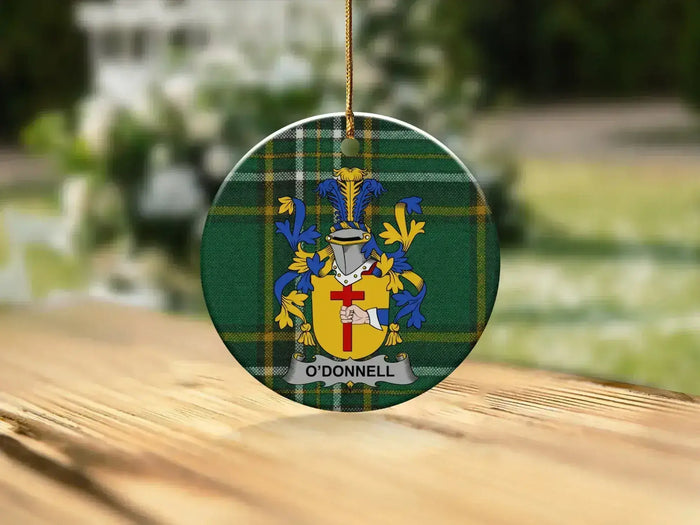 O'Donnell Family Crest Ornament for Festive Decorations