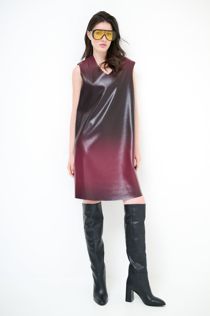 Ombre fade a-line mini dress wholesale