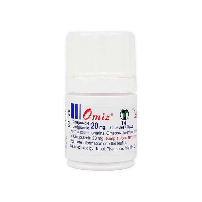 Omiz 20mg Omeprazole, 14 Capsules