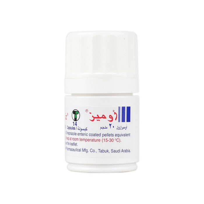 Omiz 20mg Omeprazole, 14 Capsules