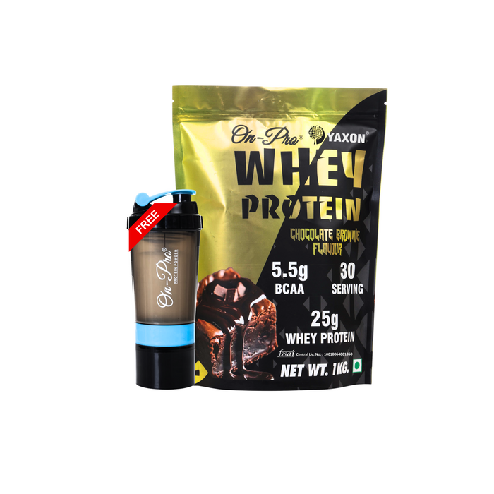 ON-PRO WHEY PROTEIN POWDER (CHOCOLATE BROWNIE FLAVOUR)
