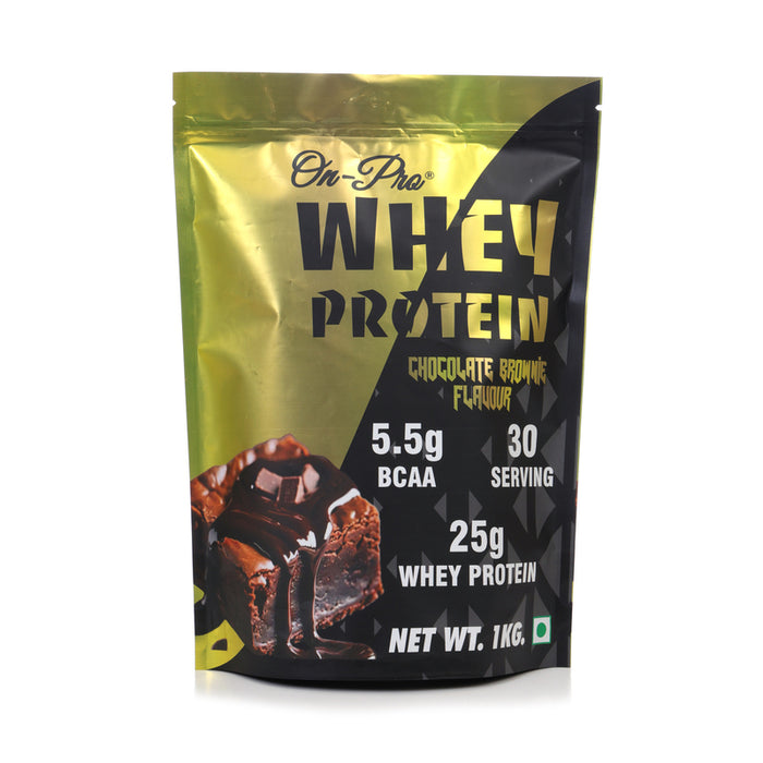 ON-PRO WHEY PROTEIN POWDER (CHOCOLATE BROWNIE FLAVOUR)
