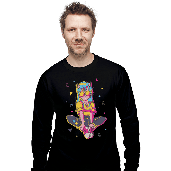 Long Sleeve Shirts, Unisex / Small / Black