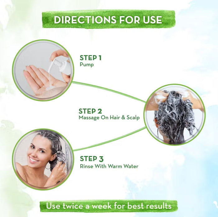Mamaearth onion shampoo how to use steps