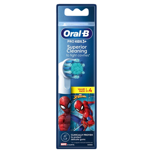 Oral B Spiderman Electric Toothbrush Replacement Heads