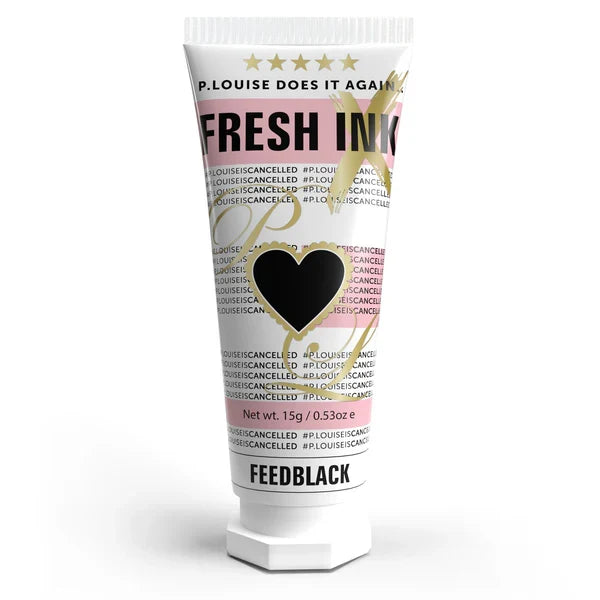 P. Louise Fresh Ink Cosmetic Paint: Feedblack