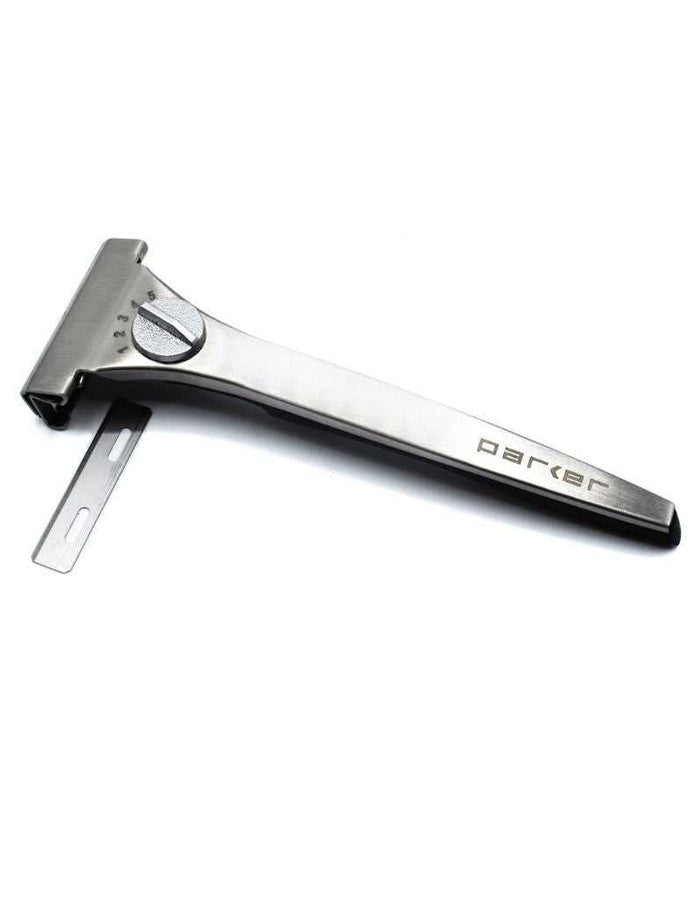 Parker safety razor with adjustable dial