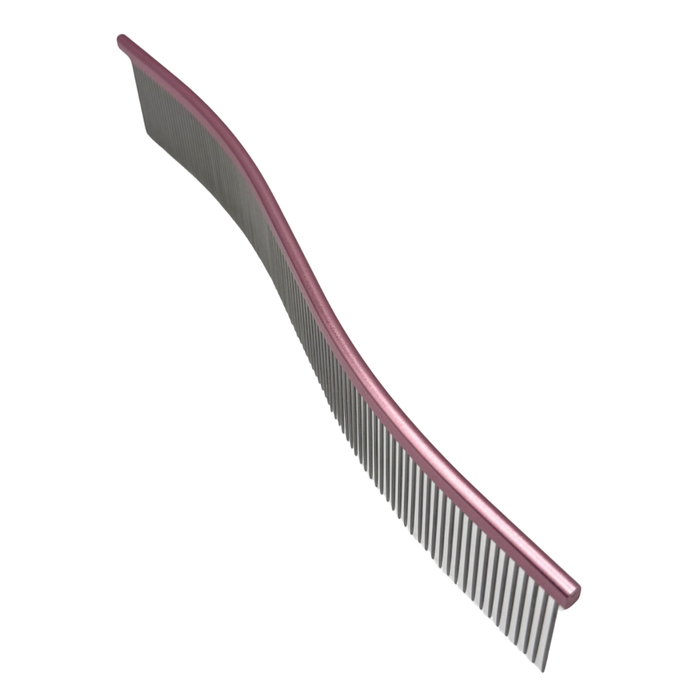 Pawfection Professional Pink Wave Comb 8.75"