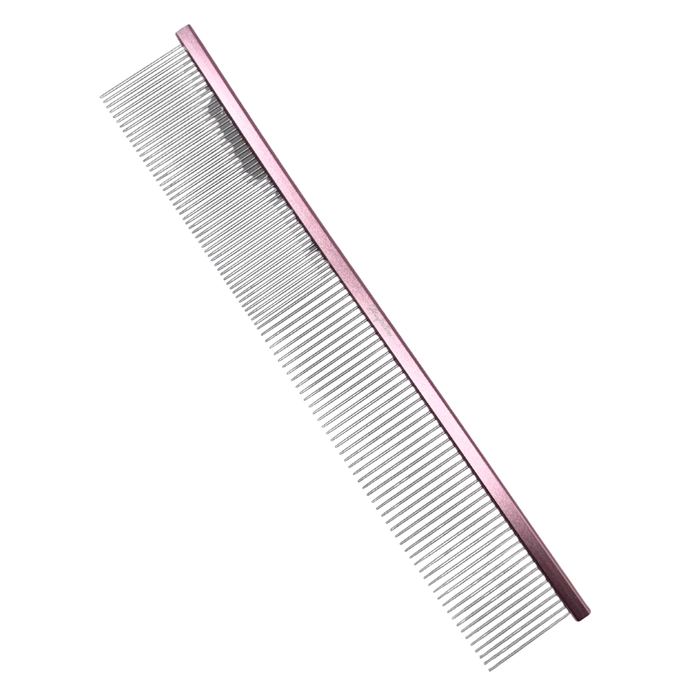 Pawfection Professional Pink Wave Comb 8.75"