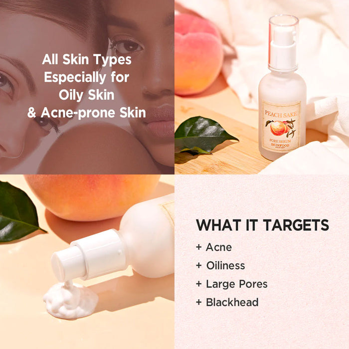 Skinfood Peach Sake Pore Serum Nudie Glow Australia