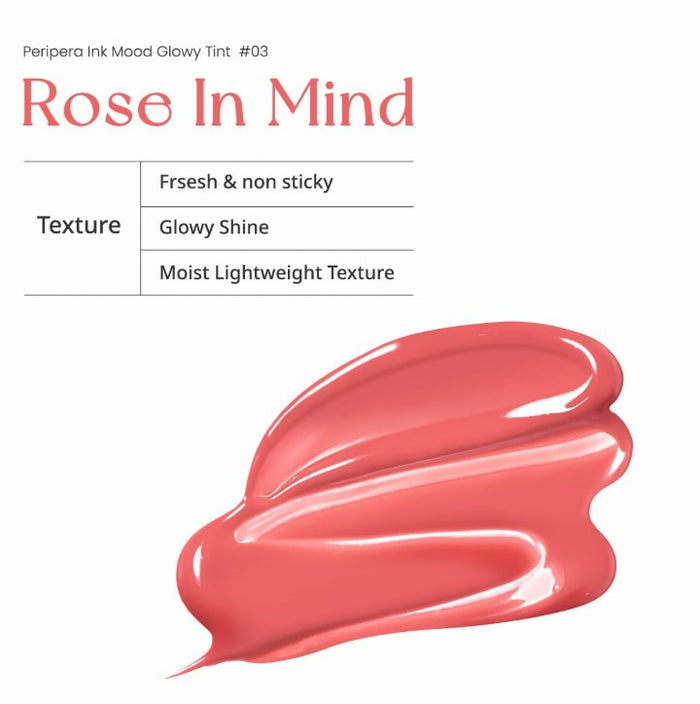 Peripera Ink Mood Glowy Tint 03 Rose In Mind