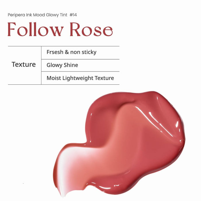 Peripera Ink Mood Glowy Tint 14 Follow Rose