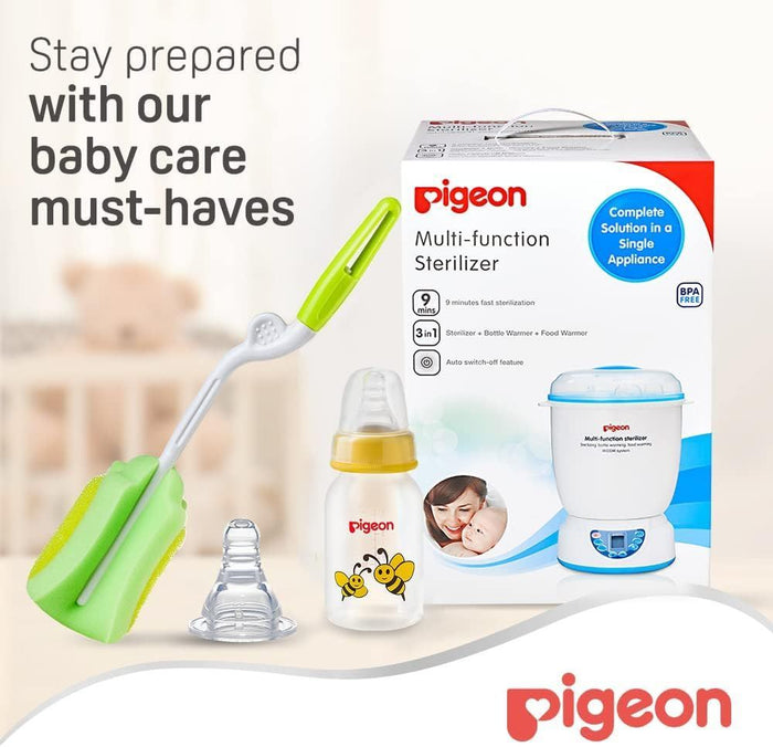 Pigeon Slow Flow Silicon Peristaltic Small Nipples (0-3 Months), 2 Pieces
