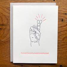Please Please Please Card