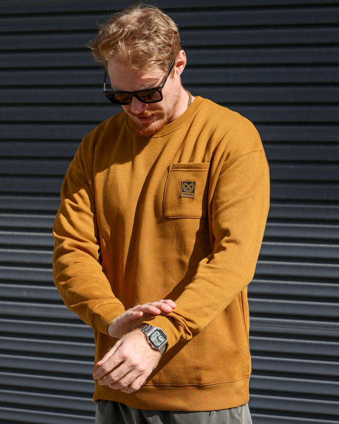 Pocket Crewneck - Camel
