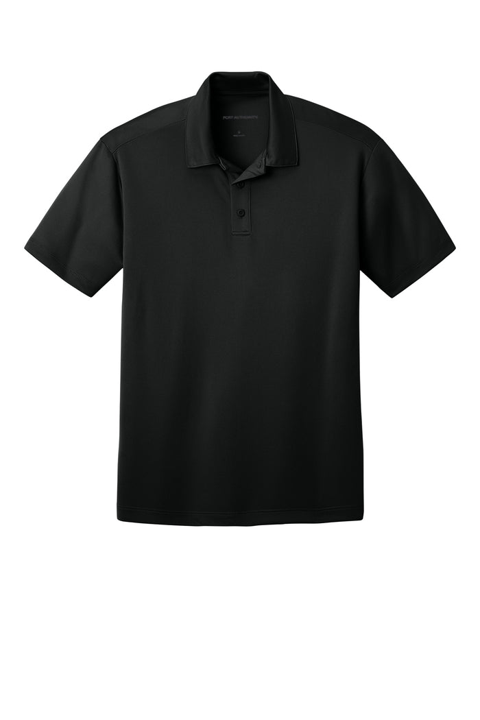 PORT AUTHORITY - BLACK - SILK  PERFORMANCE POLO