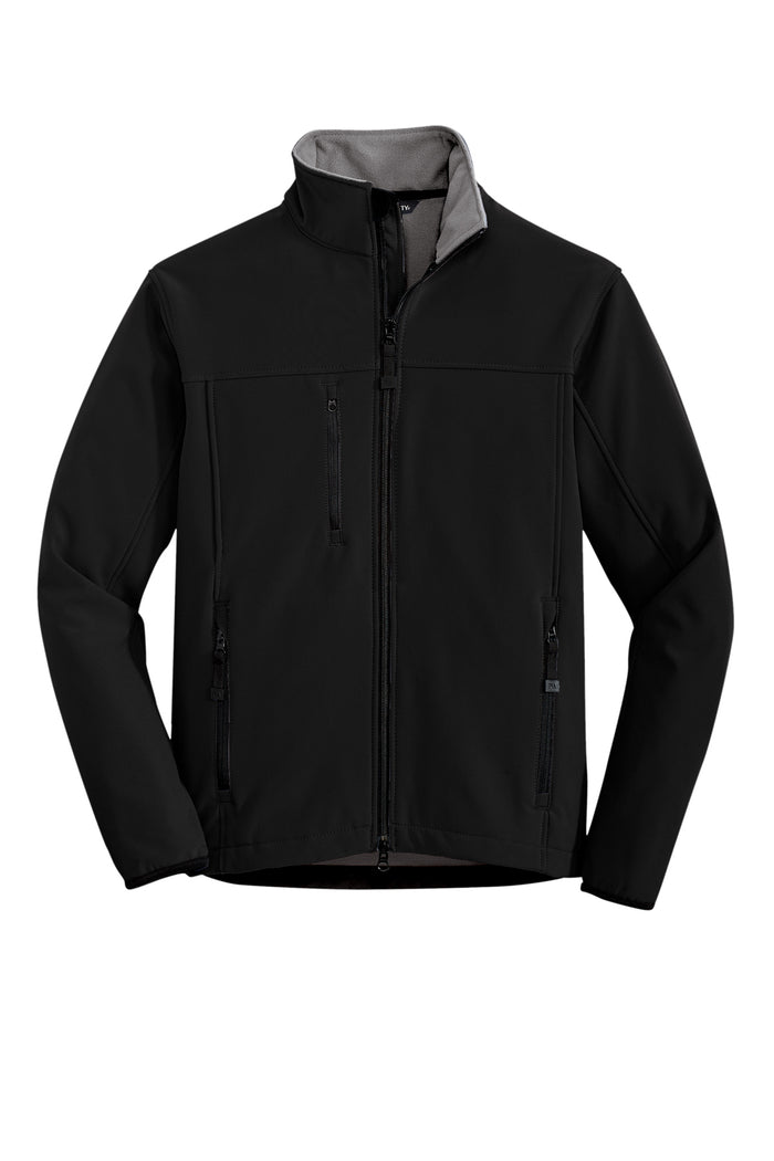 PORT AUTHORITY - BLACK/CHROME - SOFT JACKET TALL