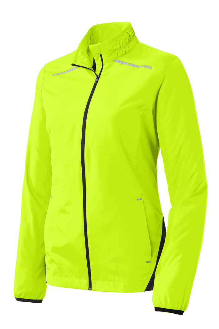 PORT AUTHORITY - WOMENS FULL ZIP REFLECTIVE JACKET  *