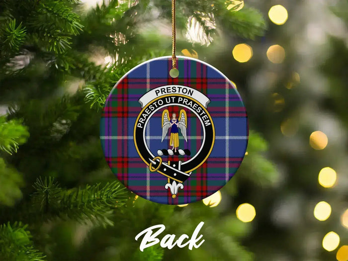 Preston Crest Christmas Tree Ornament