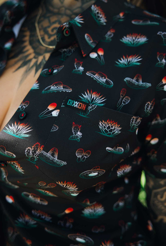 Puebla Women's Short Sleeve Party Shirt
