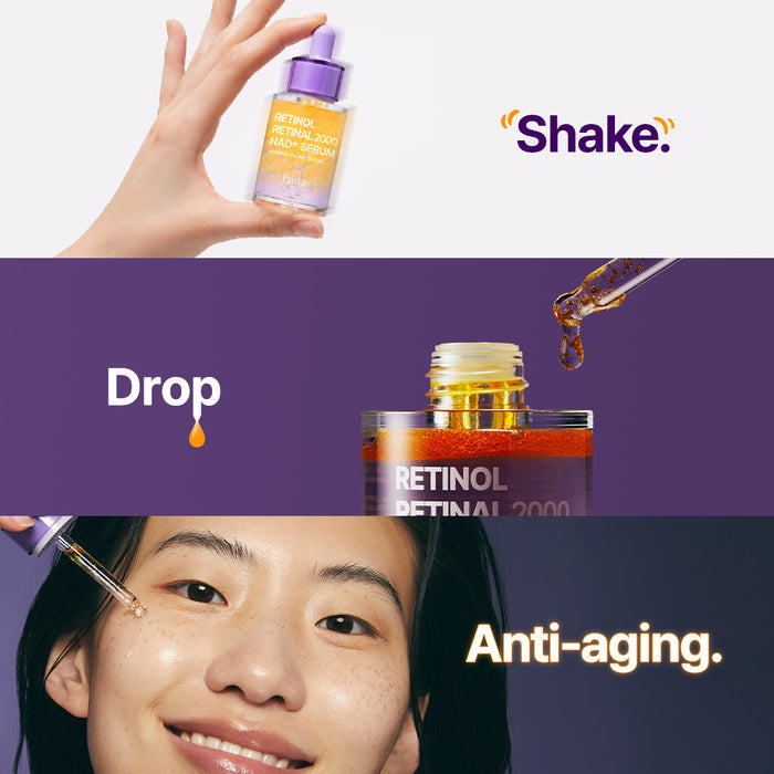 Purito Seoul Retinol Retinal 2000 NAD+ Serum 30ml