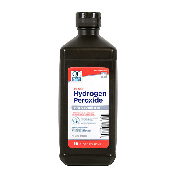 Qc Hydrogen Peroxide 3% 16 oz.