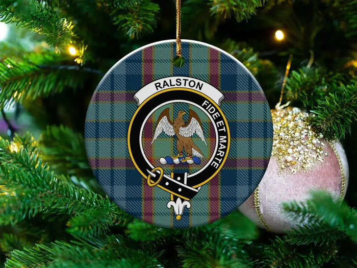 Ralston Fideli Marte Plaid Custom Ornament