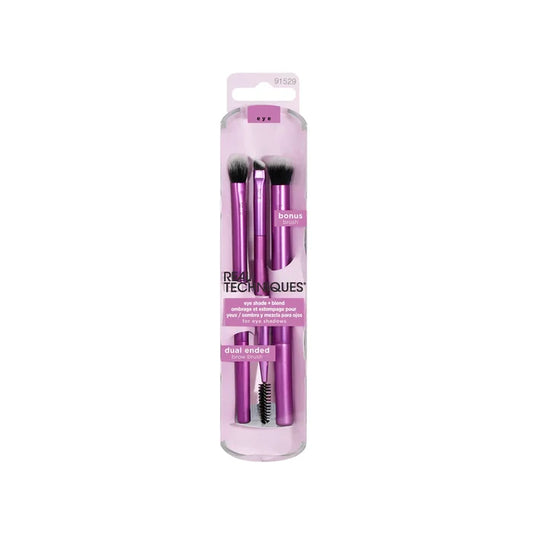 Real Techniques Eye Shade + Blend Dual Ended Brow Brushes (300, 343, 341, 301)