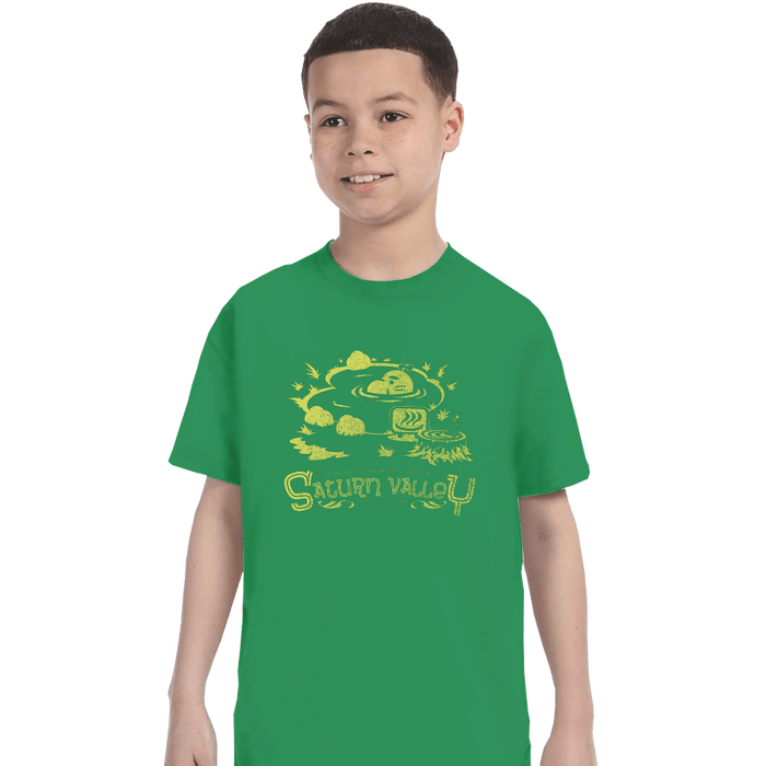 Shirts T-Shirts, Youth / XL / Irish Green Relax In Saturn Valley