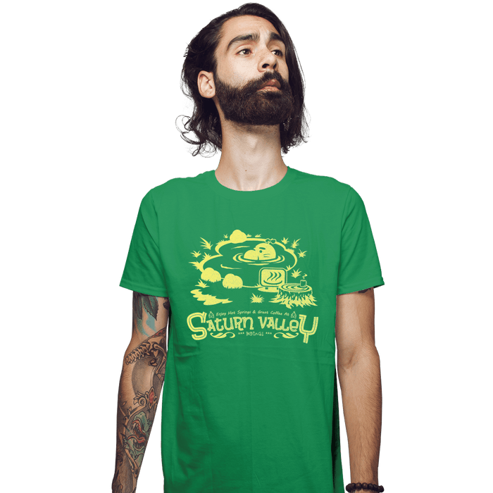 Shirts Fitted Shirts, Mens / Small / Irish Green Relax In Saturn Valley