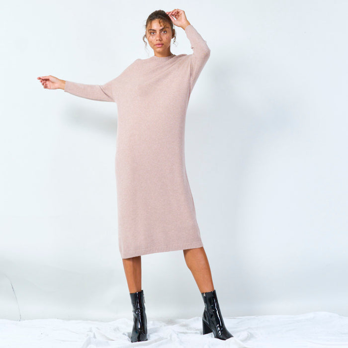 Relaxed fit midi sweater dress wholesale