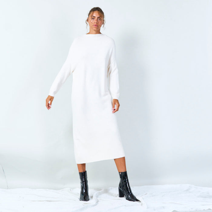 Relaxed fit midi sweater dress wholesale