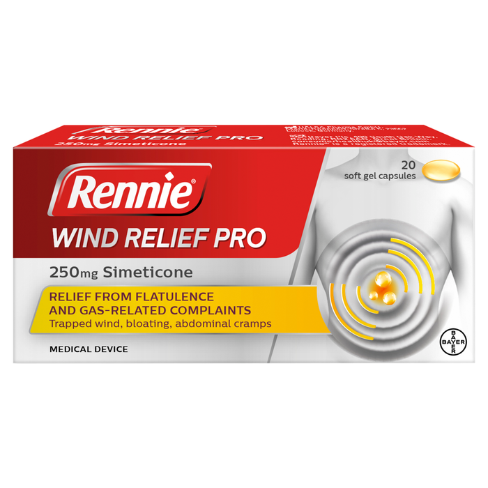 Rennie Wind Relief Pro 20 Soft Gel Capsules
