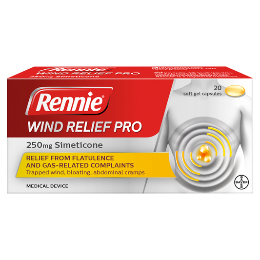 Rennie Wind Relief Pro 20 Soft Gel Capsules