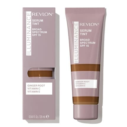 Revlon Illuminance Tinted Serum Foundation with Triple Hyaluronic Acid Serum SPF 15 28ml 517 Amber