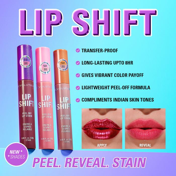 Revolution Lip Shift Peel Off Lip Stain