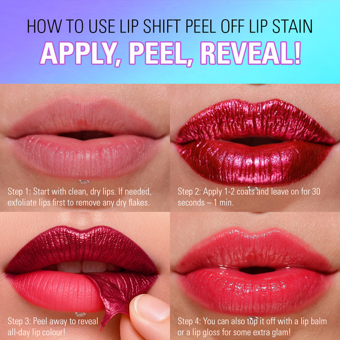 Revolution Lip Shift Peel Off Lip Stain