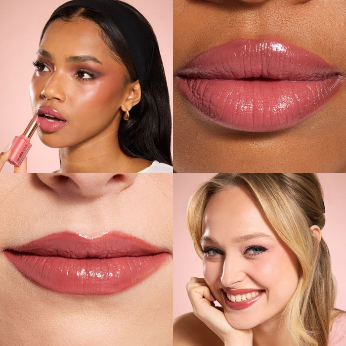 Revolution Pout Lip Gloss Stick  - Sweet Rose & Toffee Nude
