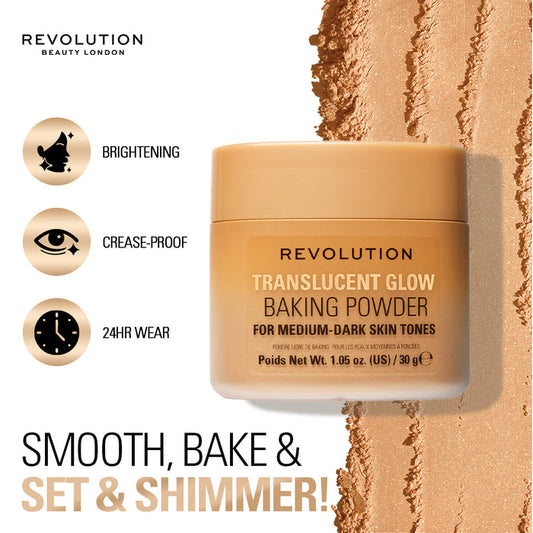 Revolution Translucent Glow Loose Baking Powder